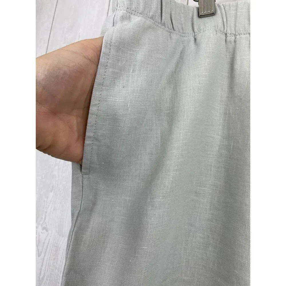 J.Jill Easy Linen-Blend Shorts in White/Gray, Women's size 2X BUNDLE - Picture 7 of 10